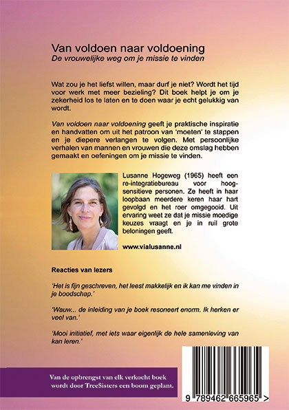 Achterkant van Van voldoen naar voldoening