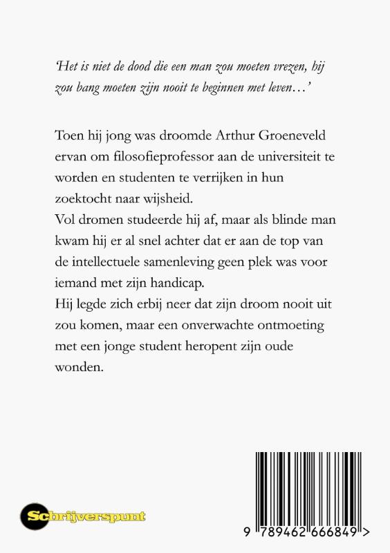 Achterkant van Arthur Groeneveld