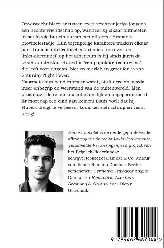 Achterkant van Hubèrt Jumelet