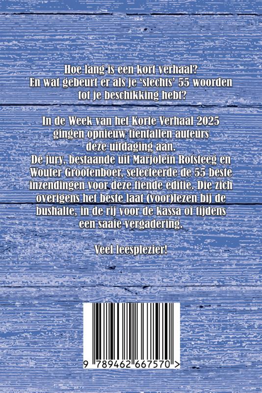 Achterkant van 55 woordenverhalen 2025