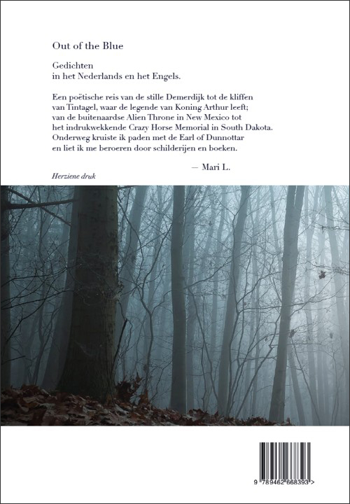 Achterkant van Out of the Blue