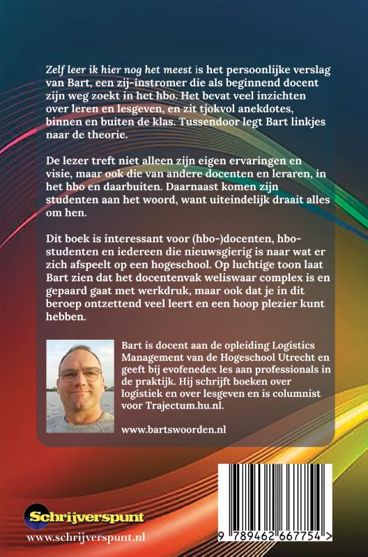 Achterkant van Zelf leer ik hier nog het meest