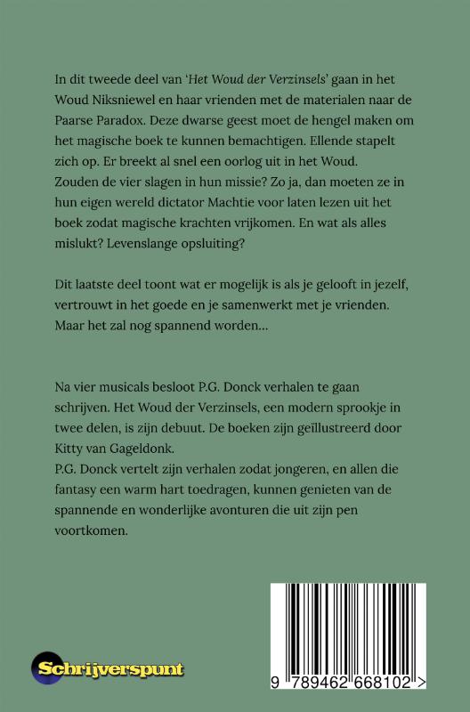 Achterkant van Strijden tegen het kwaad
