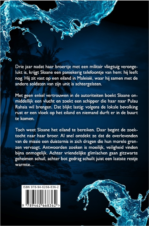 Achterkant van Woeste wateren