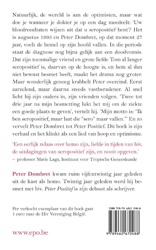 Achterkant van Peter positief