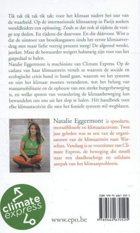 Achterkant van Climate Express