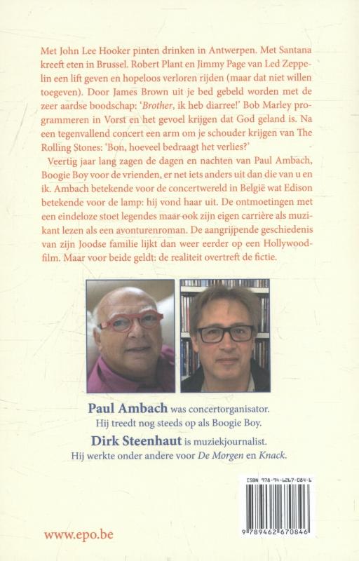 Achterkant van Boogie business