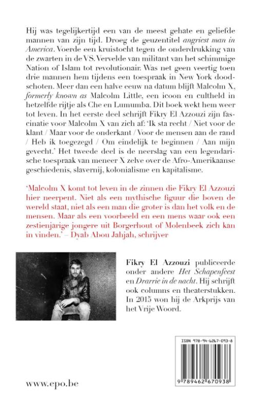 Achterkant van Malcolm X