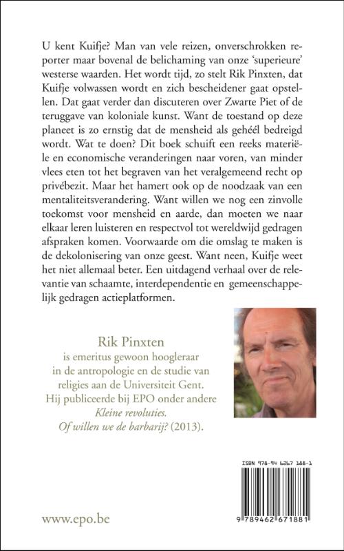 Achterkant van Kuifje wordt volwassen