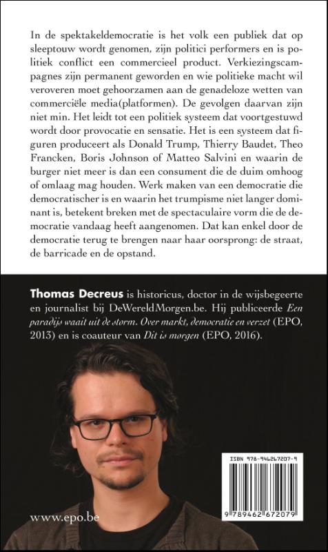 Achterkant van Spektakeldemocratie