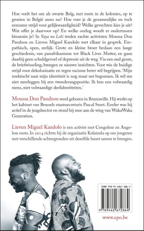 Achterkant van Yaya na Leki