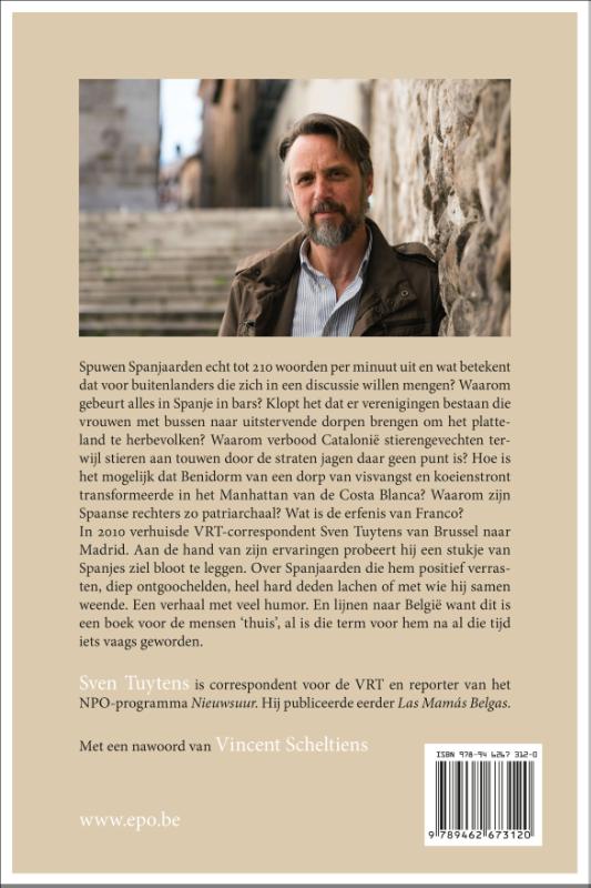 Achterkant van Groeten uit Spanje
