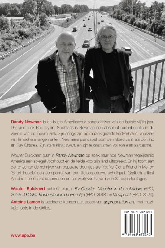 Achterkant van Randy Newman