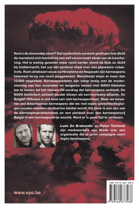 Achterkant van Voordat de bom valt
