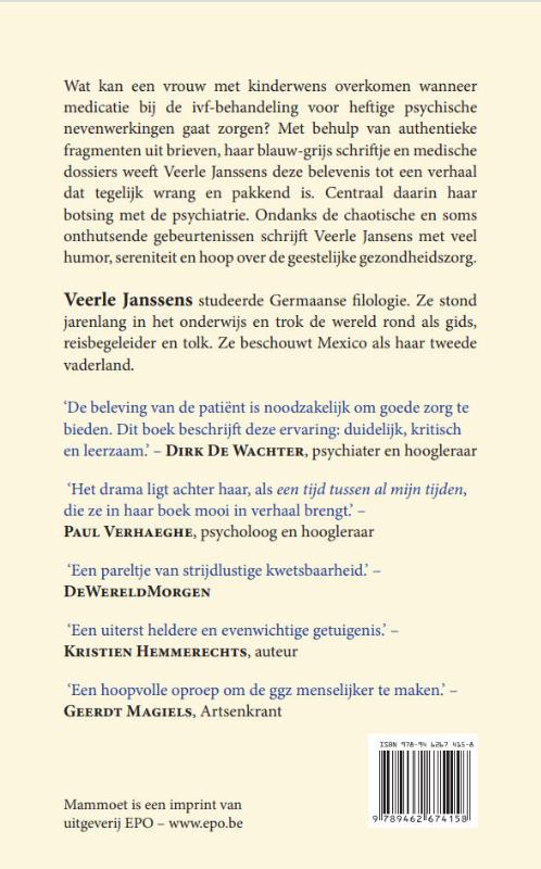 Achterkant van Tijd tussen al mijn tijden
