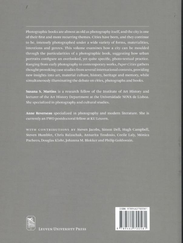 Achterkant van Paper cities