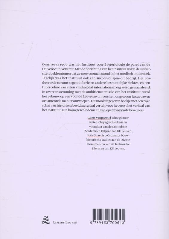 Achterkant van Medisch laboratorium of universitair bedrijf?