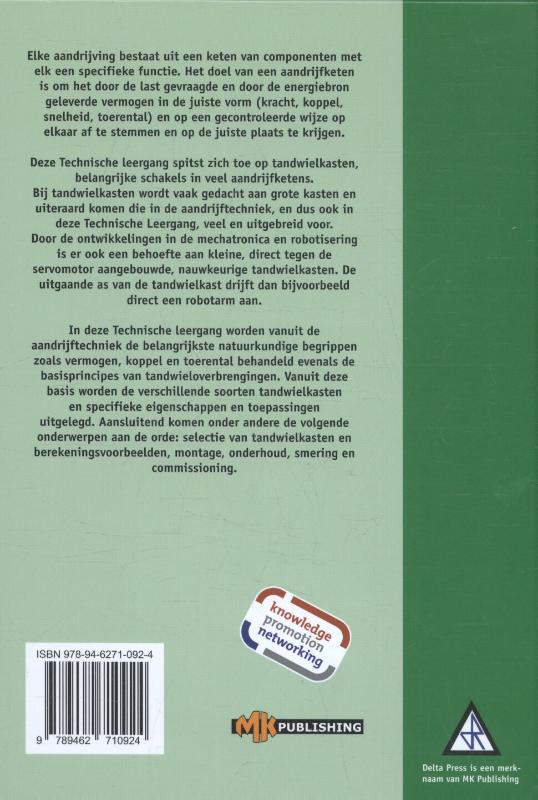 Achterkant van Tandwielkasten