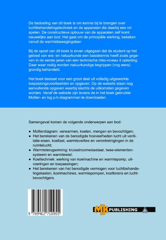 Achterkant van Toegepaste luchtbehandelingstechniek