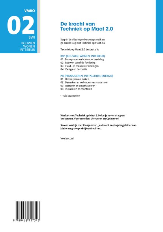 Achterkant van BWI Profielmodule 2 Bouwen vanaf de fundering