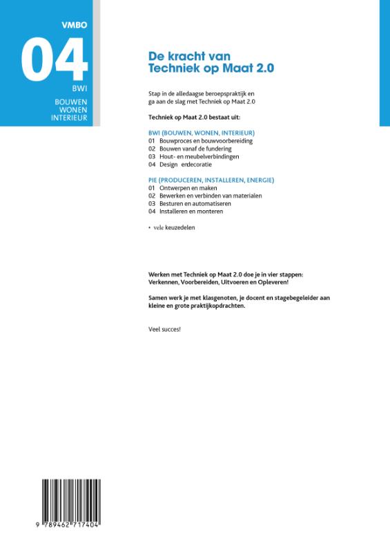 Achterkant van BWI Profielmodule 4 Design en decoratie