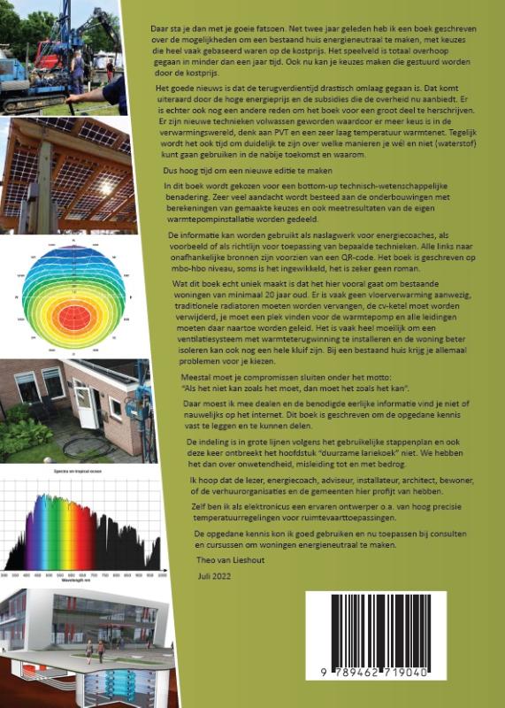 Achterkant van Een energieneutraal huis: het naadje van de kous - ed. 2022