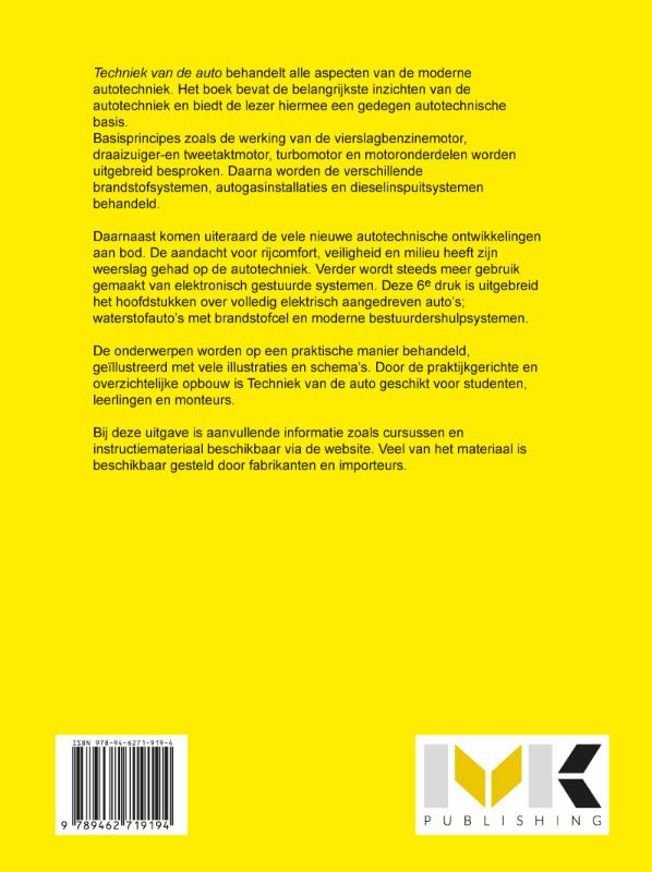Achterkant van De Techniek van de auto