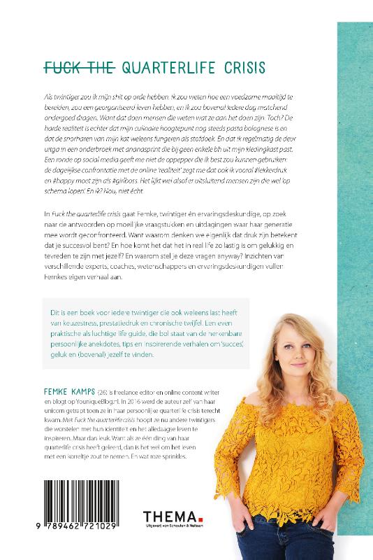 Achterkant van Fuck the quarterlife crisis