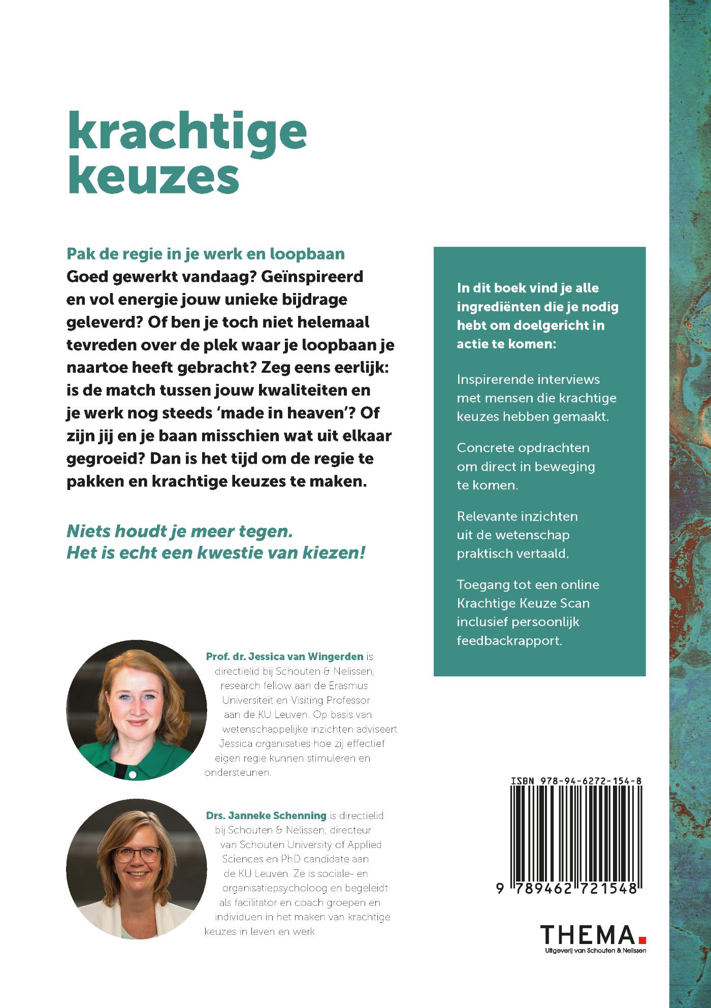 Achterkant van Krachtige Keuzes