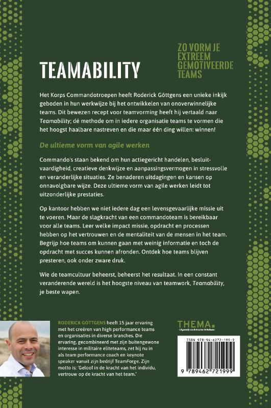 Achterkant van Teamability