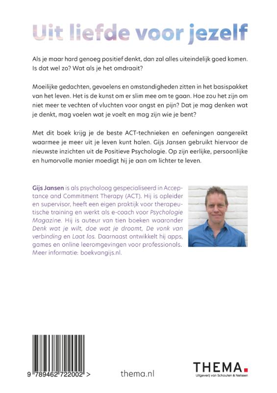 Achterkant van Uit liefde voor jezelf