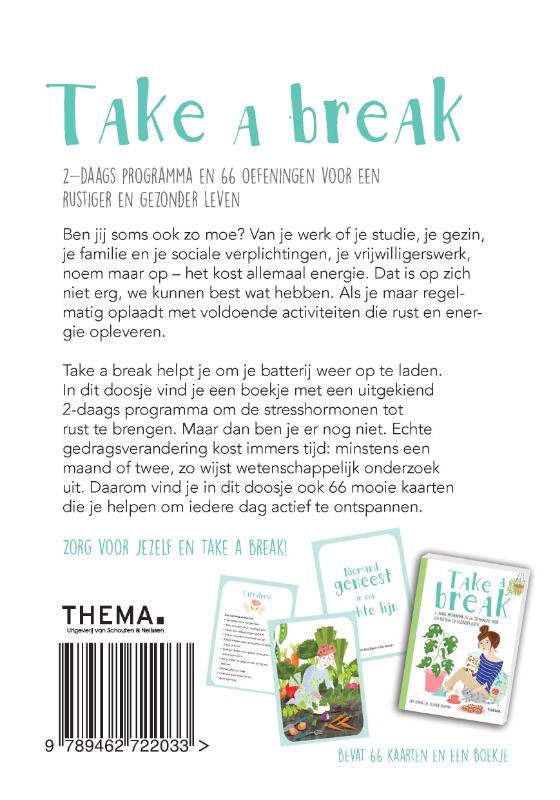 Achterkant van Take a break