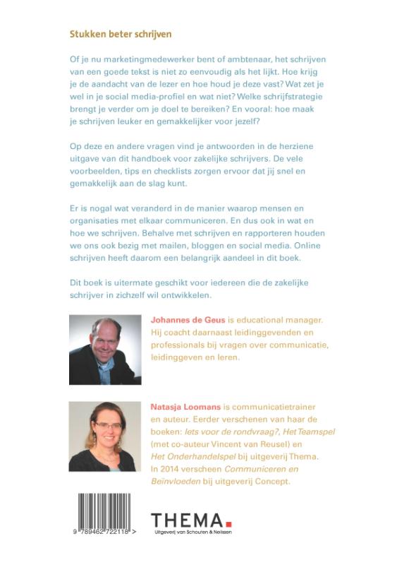 Achterkant van Stukken beter schrijven