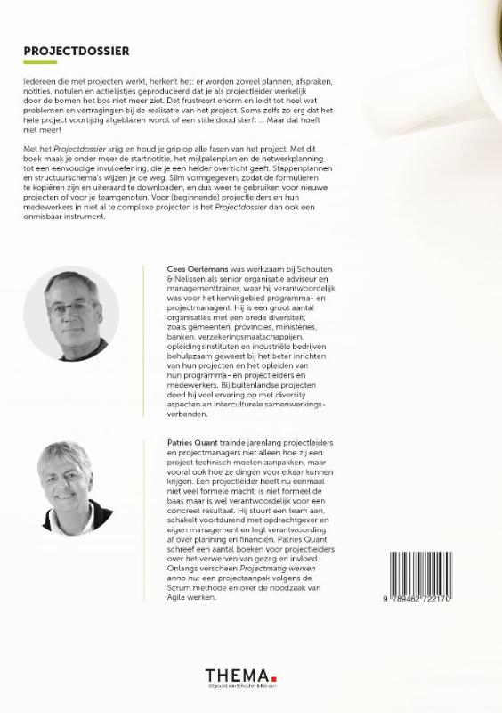 Achterkant van Projectdossier