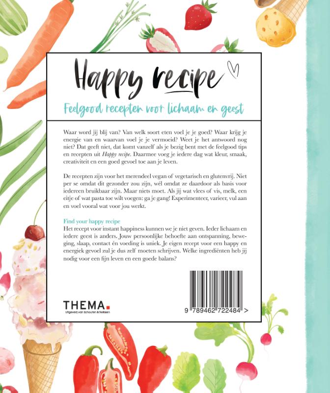 Achterkant van Happy recipe