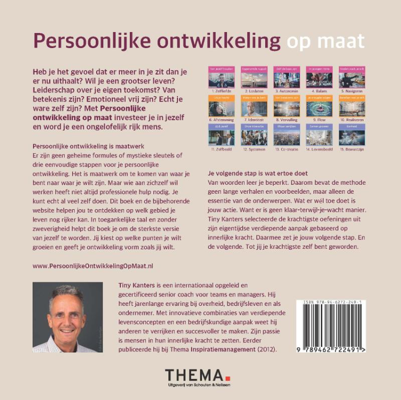Achterkant van Persoonlijke ontwikkeling op maat