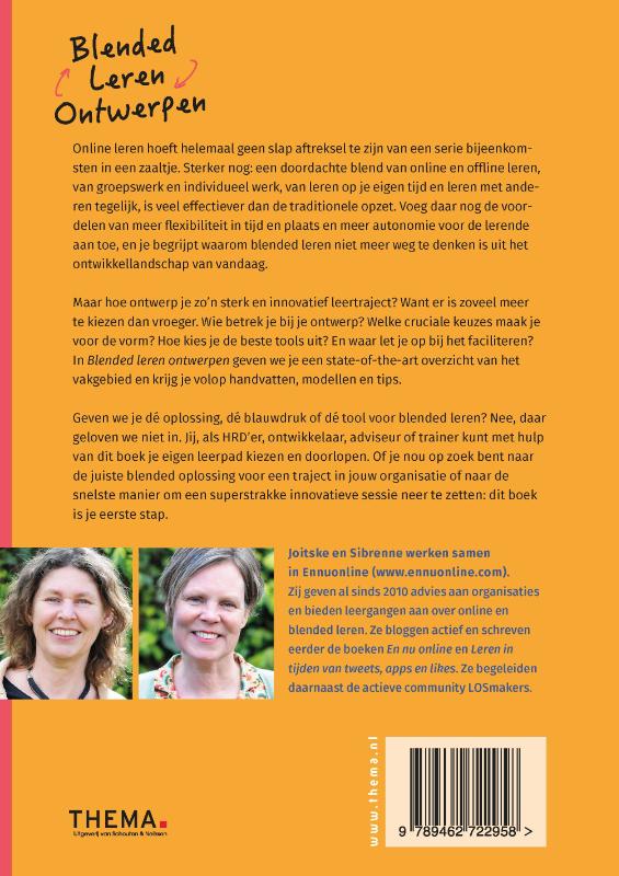 Achterkant van Blended leren ontwerpen