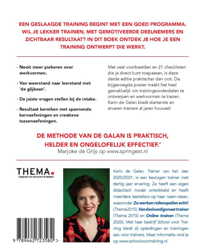 Achterkant van Trainingen ontwerpen