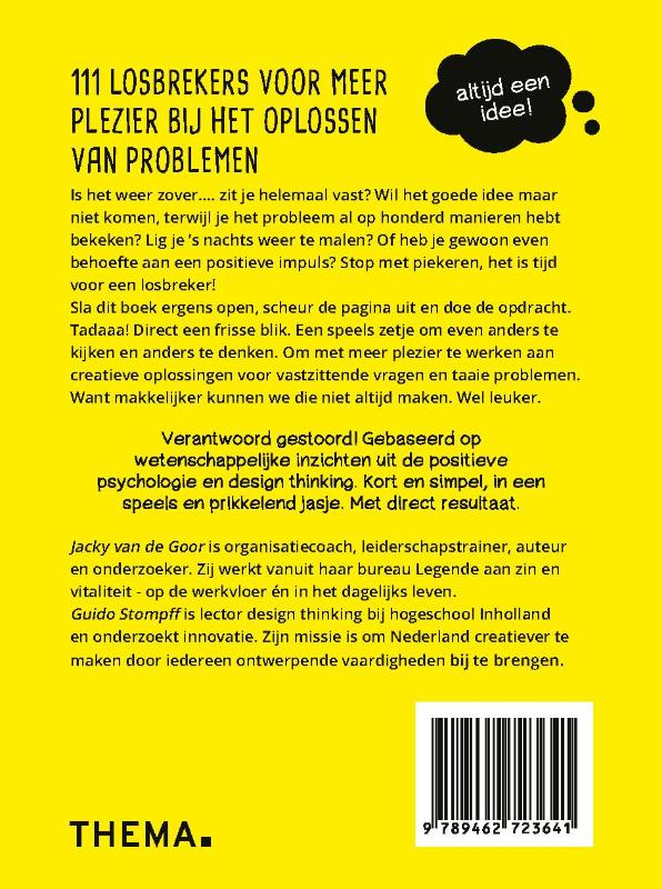 Achterkant van 111 losbrekers voor meer plezier bij het oplossen van problemen