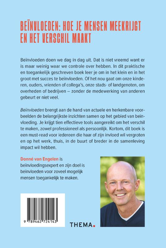 Achterkant van Beïnvloeden: hoe je mensen meekrijgt en het verschil maakt
