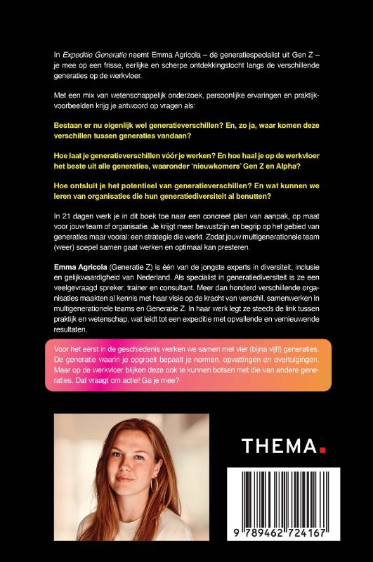 Achterkant van Expeditie Generatie