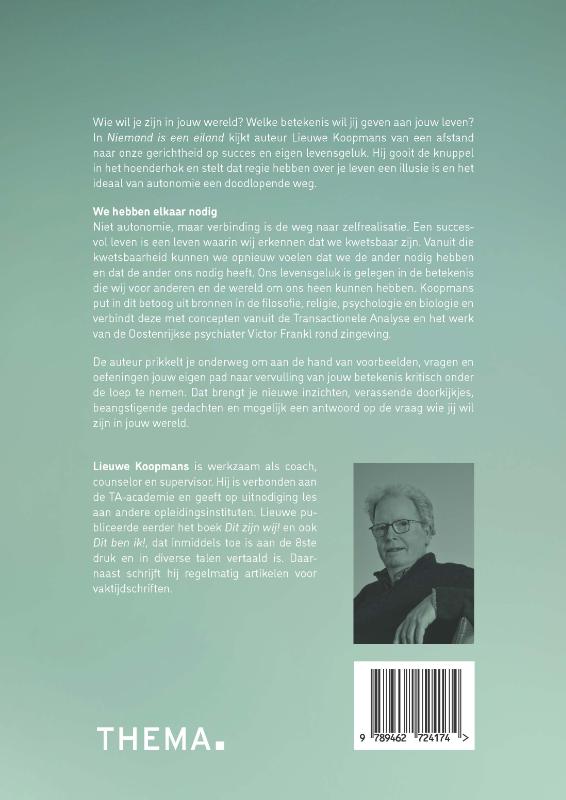 Achterkant van Niemand is een eiland