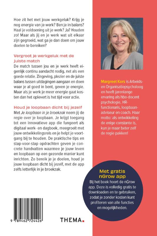 Achterkant van Je loopbaan in je broekzak