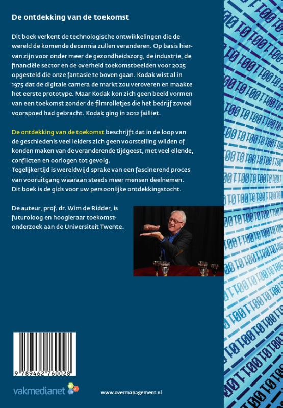 Achterkant van De ontdekking van de toekomst