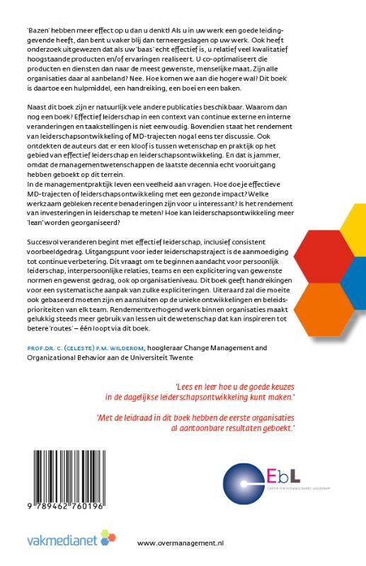 Achterkant van Leiderschap in de publieke sector