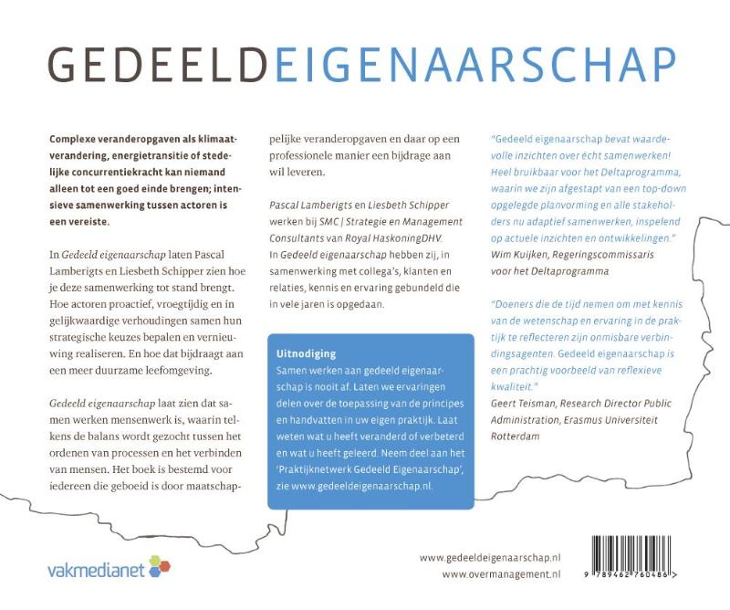 Achterkant van Gedeeld eigenaarschap