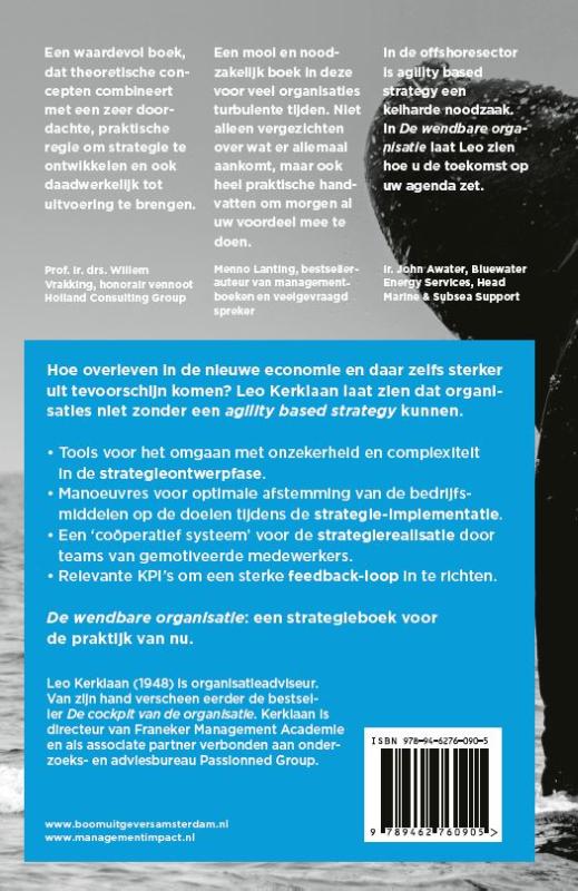 Achterkant van De wendbare organisatie