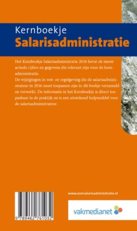 Achterkant van 2016