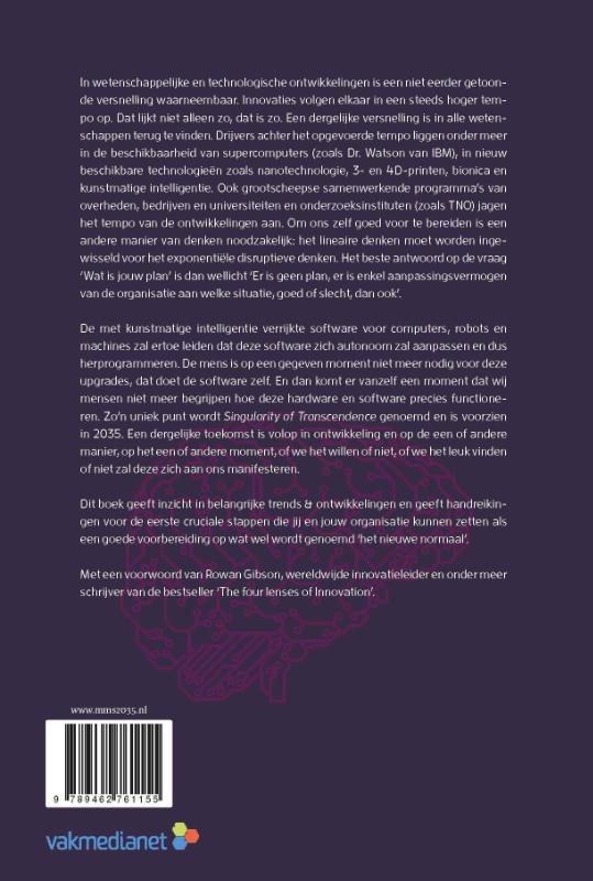 Achterkant van Management in singularity