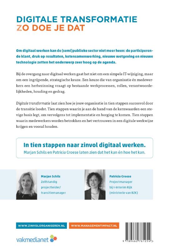 Achterkant van Digitale transformatie
